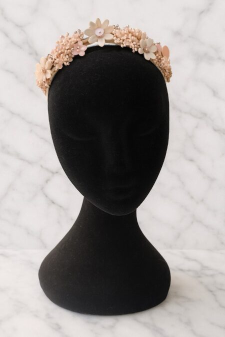 Tiara Floral Exclusiva Novia Irma
