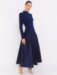 Vestido Largo Volante 52011