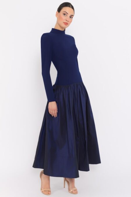 Vestido Largo Volante 52011