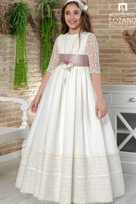 Vestido Comunión Romántico 4601