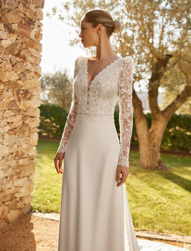 Vestido Novia Zidny Aire Barcelona