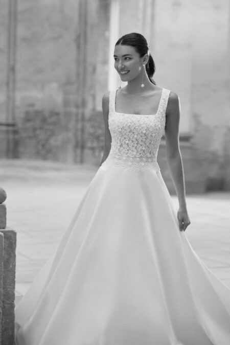 Vestido Novia Miren Aire Barcelona