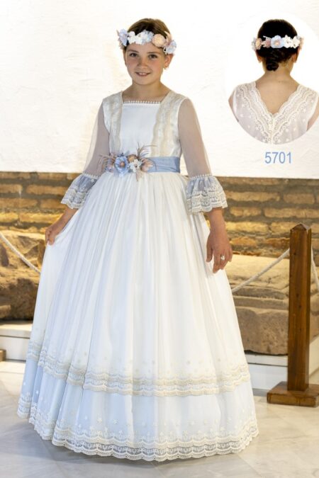 Vestido Comunión Romántico 5701