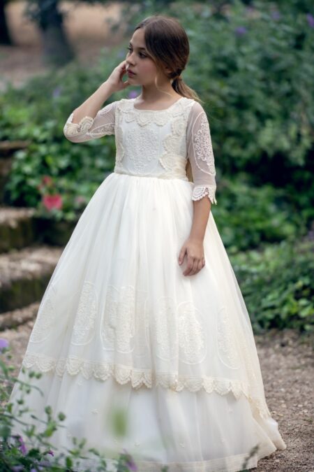 Vestido Comunión Romántico Roma