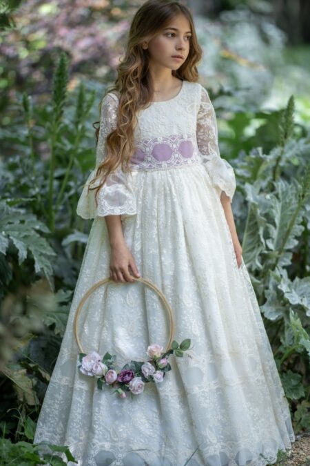 Vestido Comunión Romántico Piamonte