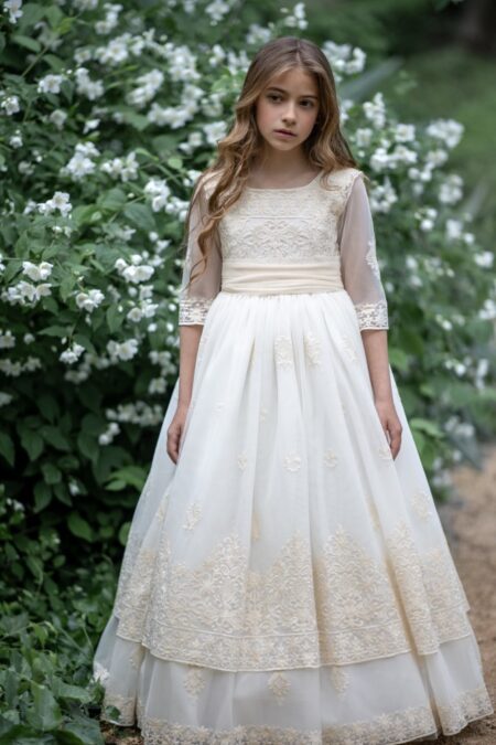 Vestido Comunión Romántico Venecia