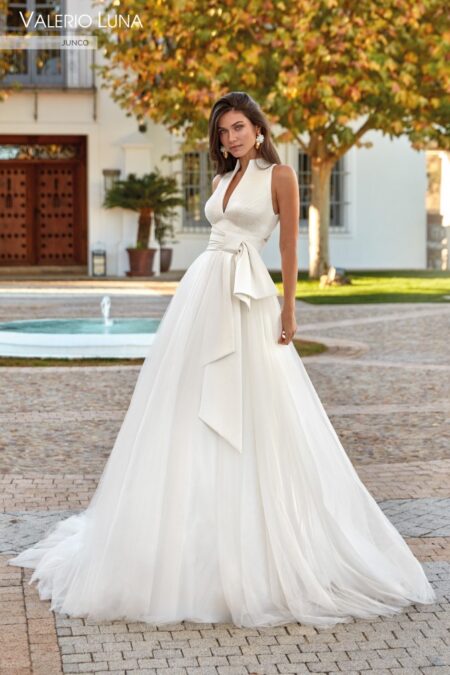 Vestido Novia Junco Valerio Luna