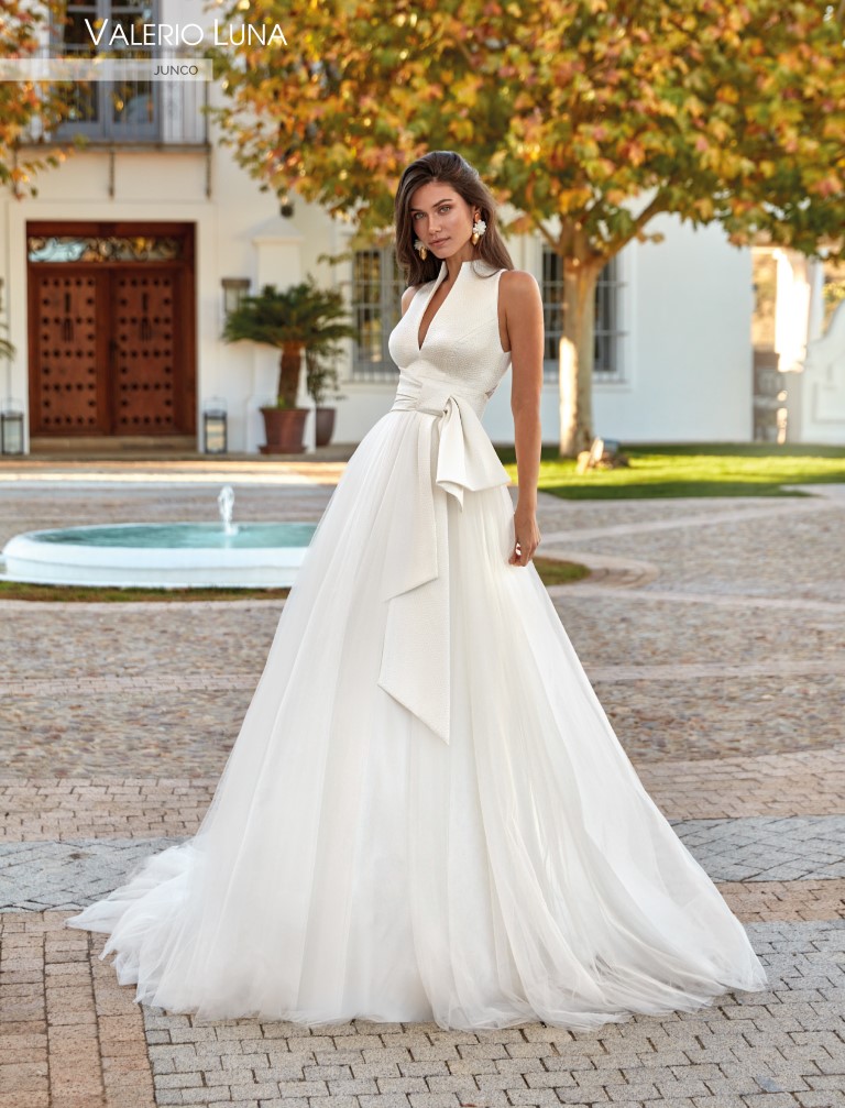 Vestido Novia Junco Valerio Luna