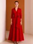 Vestido Largo Camisero Combi 52502
