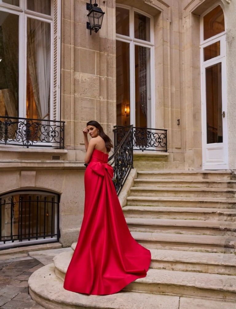 Vestido Largo Fiesta Sirena Morilee 992674 - Imagen 3