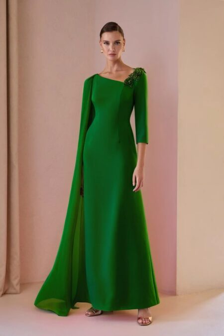 Vestido Madrina Fulaz Gasa 52547