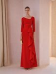 Vestido Largo Madrina Pliegues 152549