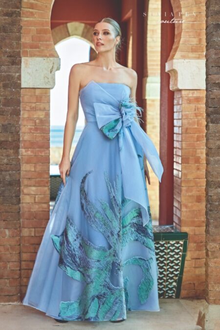 Vestido Largo Palabra Honor 1261018
