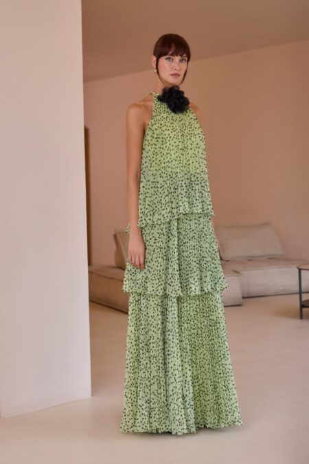 Vestido Largo Volantes 52710