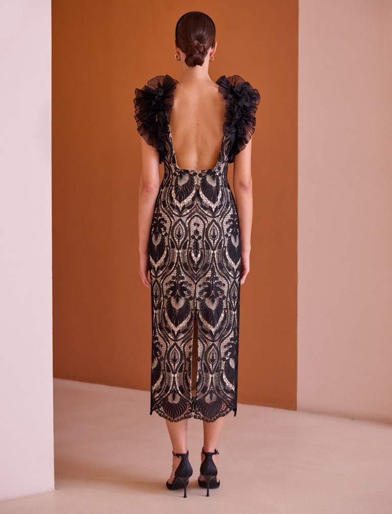 Vestido Midi Bordado 52523 - Imagen 2