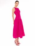 Vestido Midi Vuelo Brocado 52529