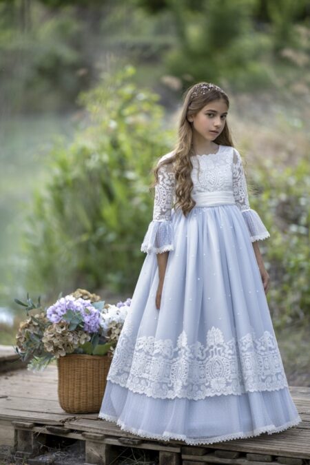 Vestido Comunión Romántico Azalea