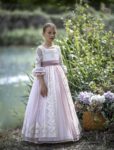 Vestido Comunión Romántico Peonía