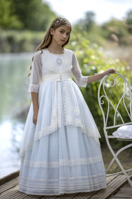 Vestido Comunión Romántico Camelia