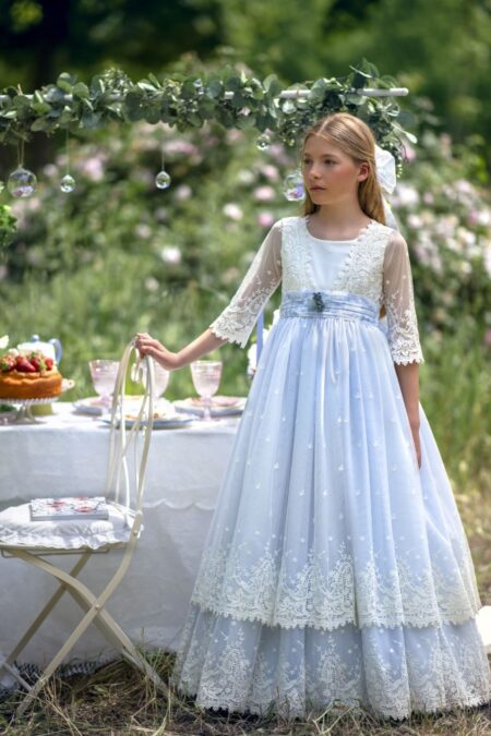 Vestido Comunión Romántico Hortensia