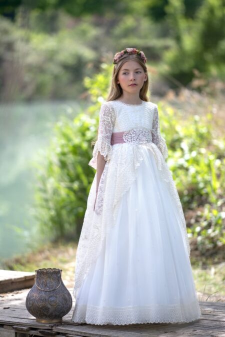 Vestido Comunión Romántico Zinnia